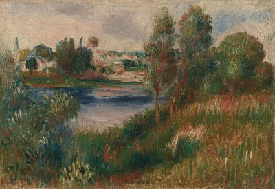 Landscape At Vetheuil
