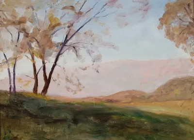 Landscape From Massandra From The Journey To Crimea