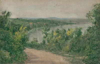 Landscape From The Basin Of The Danube