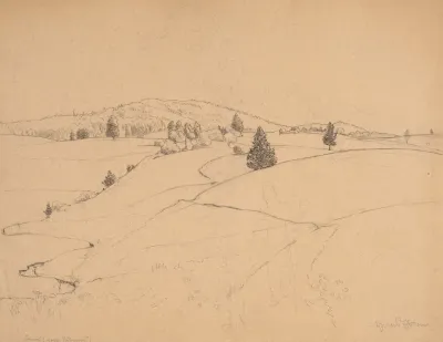 Landscape From The Surroundings Of Bernau In The Black Forest