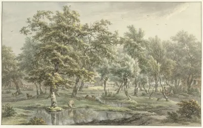 Landscape In Eext Drenthe Province