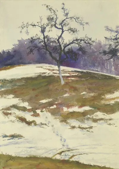 Landscape In Late Autumn
