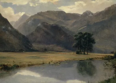 Landscape In The Canton Of Uri