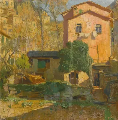 Landscape In The Riviera Ligure Italy