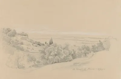 Landscape In The Vicinity Of Ariccia
