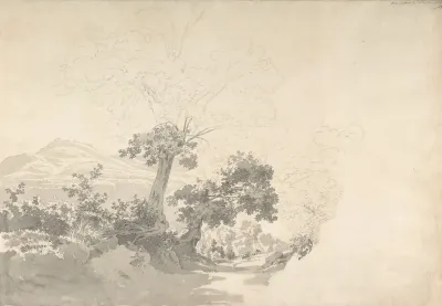 Landscape Near Albano And Pallazole