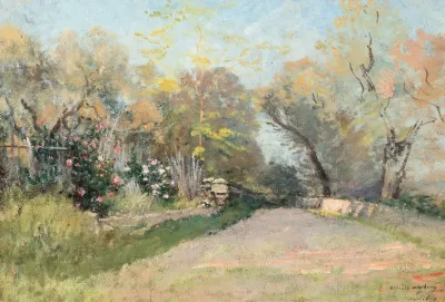 Landscape Near Antibes Study