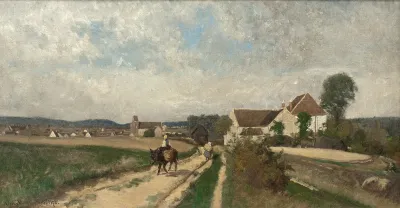 Landscape Near Grez Sur Loing