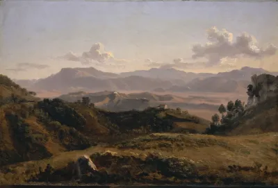 Landscape Near Olevano