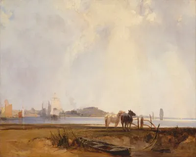 Landscape Near Quilleboeuf France