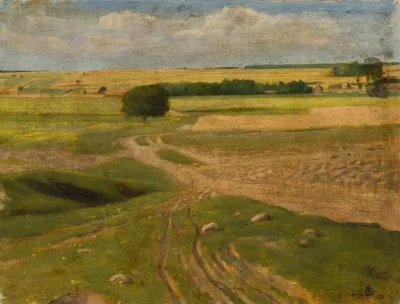 Landscape Of Fields