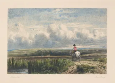 Landscape Of Hayfields David Cox