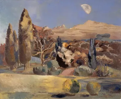 Landscape Of The Moons First Quarter