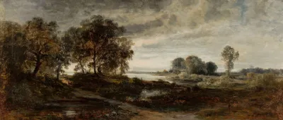 Landscape Of The Oder River