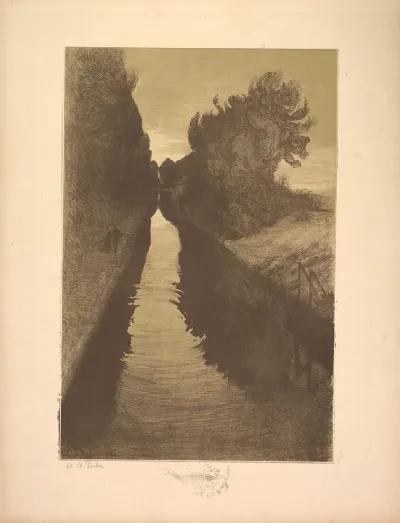 Landscape Plate 1 Remarque A Fish