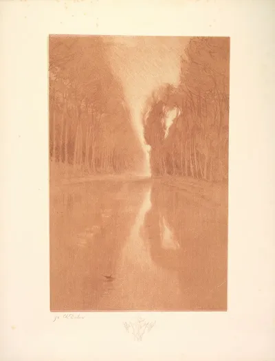 Landscape Plate 2 Remarque Starflowers