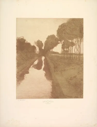 Landscape Plate 3 Remarque Bat