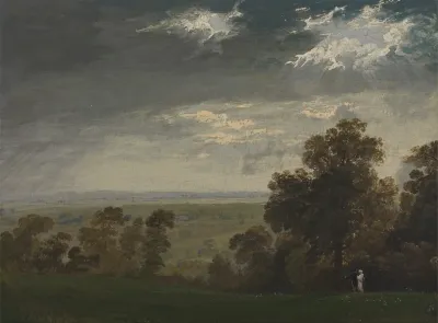 Landscape Possibly The Isle Of Wight Or Richmond Hill