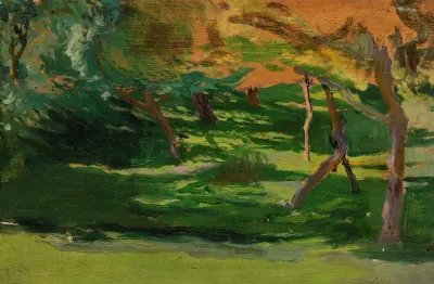 Landscape Sketch For Strange Garden