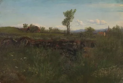 Landscape Study From The Environs Of Carlsruhe