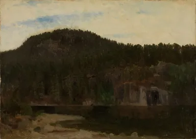 Landscape Study With A Lake 2