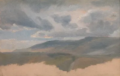 Landscape Study With Clouds