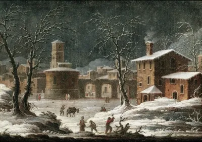 Landscape Under Snow