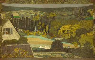 Landscape Window Overlooking The Woods