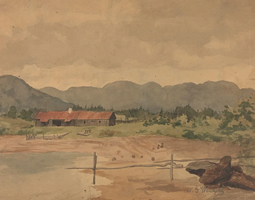 Landscape With A Barn