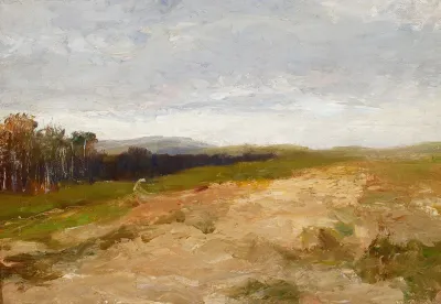 Landscape With A Birch Grove 2