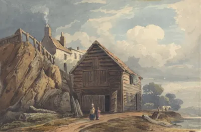 Landscape With A Boatshed
