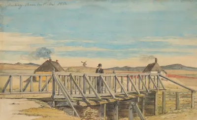 Landscape With A Bridge Near Mosbjerg