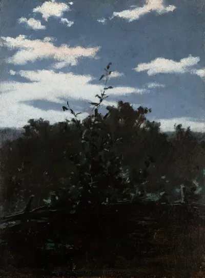 Landscape With A Brushwood Fence