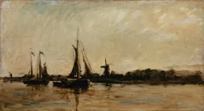 Landscape With A Canal In Holland