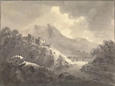 Landscape With A Castle And A Bridge