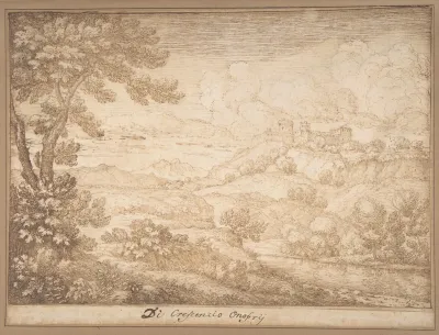 Landscape With A Castle On A Hill