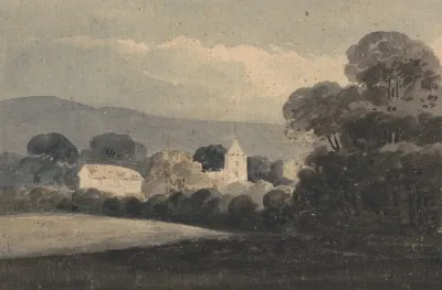 Landscape With A Church Among Trees