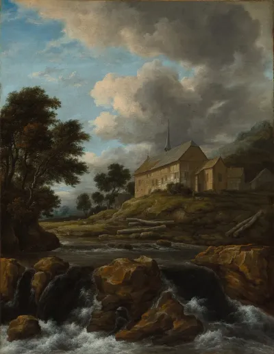 Landscape With A Church By A Torrent