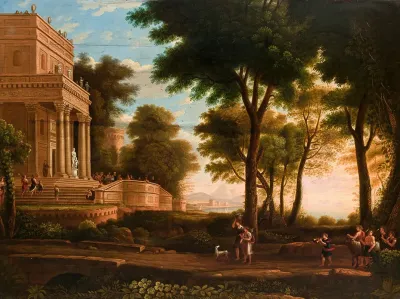 Landscape With A Classical Structure