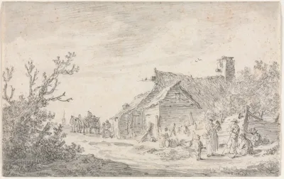 Landscape With A Cottage And Figures