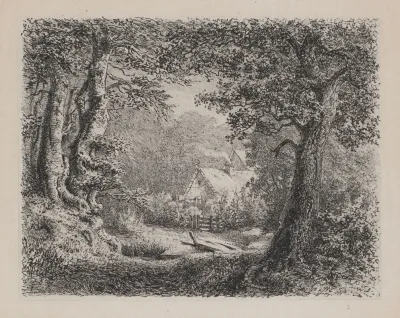 Landscape With A Country Cottage