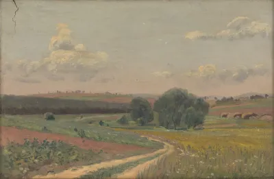 Landscape With A Dirt Road