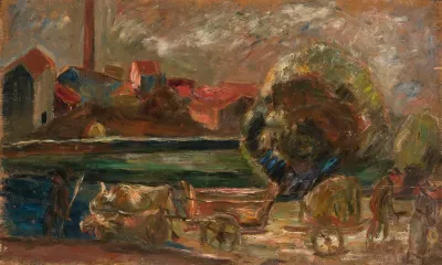 Landscape With A Factory Chimney