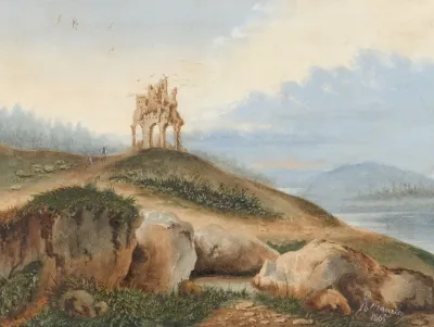 Landscape With A Fantastic Castle