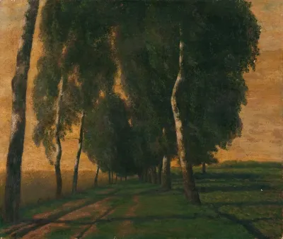 Landscape With A Field Road