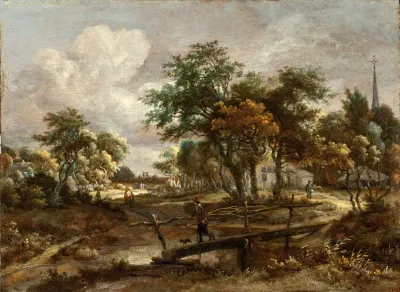 Landscape With A Footbridge