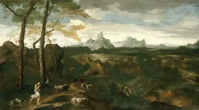 Landscape With A Herdsman And Goats