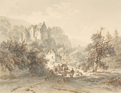 Landscape With A Hunting Party