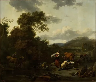 Landscape With A Pastoral Scene 2