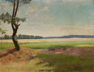 Landscape With A Pine Tree